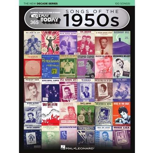 Songs of the 1950s – The New Decade Series E-Z Play® Today Volume 365