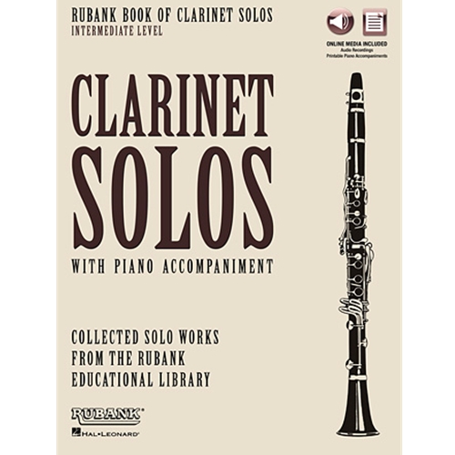 Rubank Book of Clarinet Solos – Intermediate Level Book with Online Audio (stream or download)