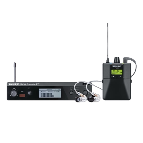 Shure P3TRA215CL PSM300 Wireless System with SE215-CL Earphones
