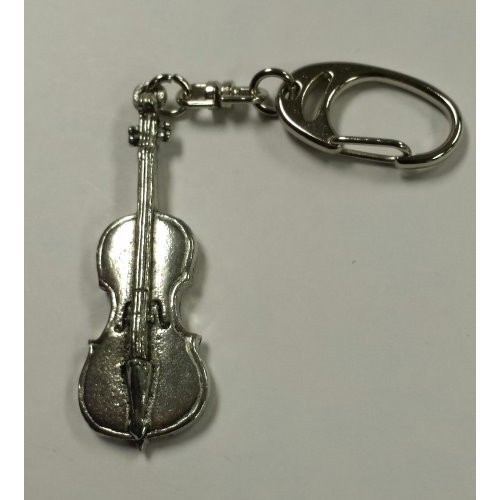 Music Gift KEY37 Cello Pewter Keychain