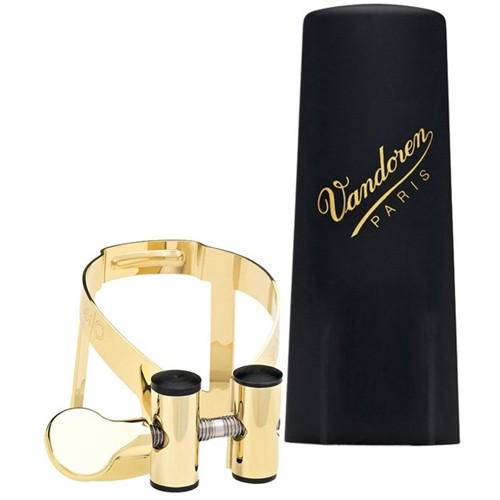 Vandoren LC56DP M/O Series Soprano Sax Ligature - Gilded