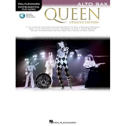 Queen – Updated Edition Alto Sax Instrumental Play-Along Pack