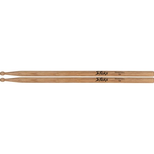 On-Stage HW7A-PAIR 7A Wood Tip Hickory Drum Sticks