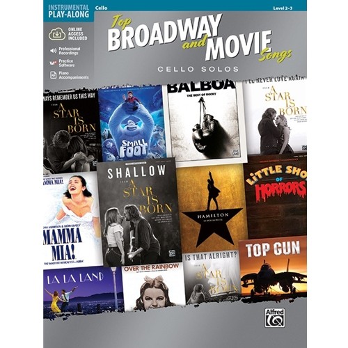 Top Broadway and Movie Songs - Cello