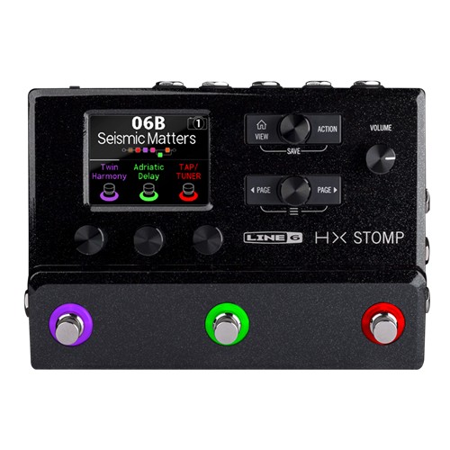 LINE 6 99-060-2405 HX Stomp Guitar Multi Effects Processor