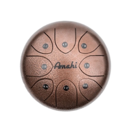 Amahi KLG6-6BZ 6" Steel Tongue Drum Bronze