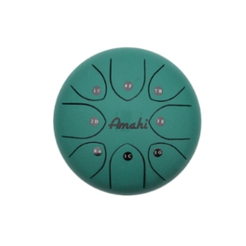 Amahi KLG6-6GR 6" Steel Tongue Drum Green