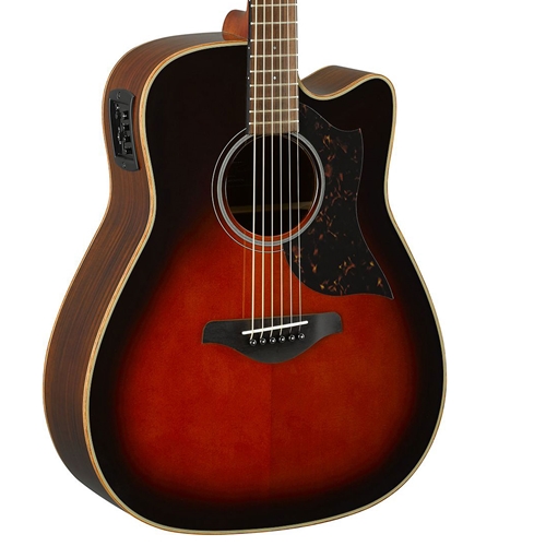 Yamaha A1R TBS A Series Acoustic/Electric Guitar, Tobacco Brown Sunburst