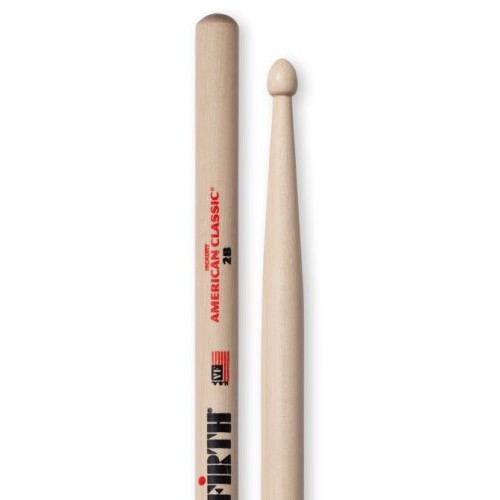 Vic Firth WOODTIP American Classic 2B Wood Tip Drumstick