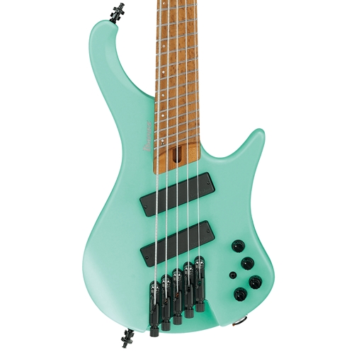 Ibanez EHB1005MS Ergonomic Headless 5-String Electric Bass Guitar, Sea Foam Green Matte