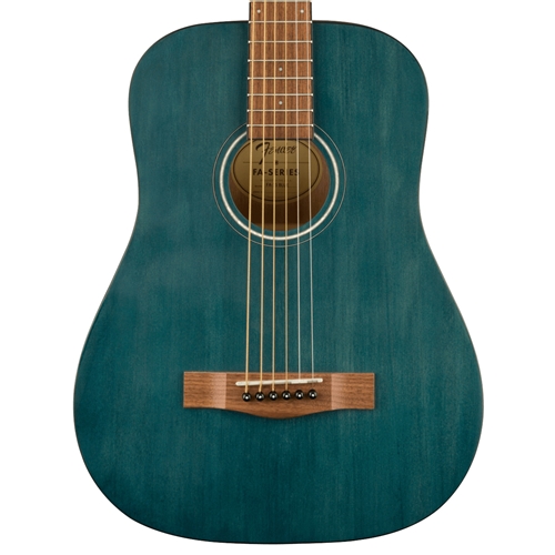 Fender FA-15 3/4 Scale Steel String Acoustic Guitar, Walnut Fingerboard, Blue