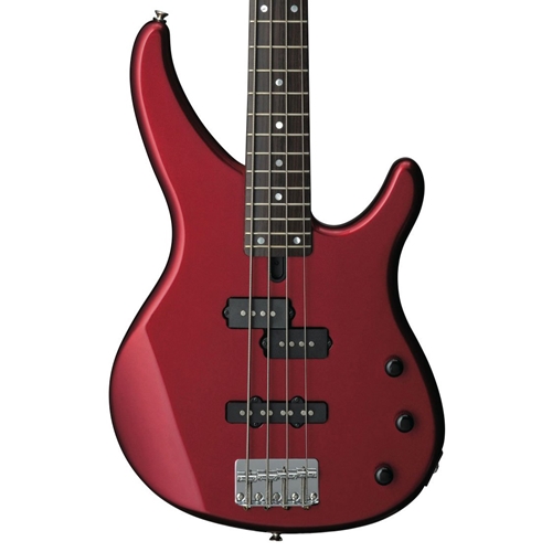 Yamaha TRBX174 4-String Electric Bass Guitar, Red Metallic