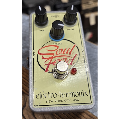 Used Electro-Harmonix Soul Food Over Drive Effects Pedal