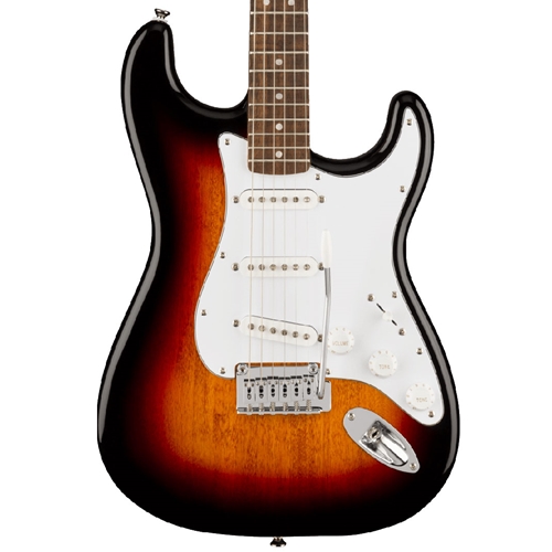 Squier Affinity Series Stratocaster Electric Guitar, Laurel Fingerboard, 3-Color Sunburst