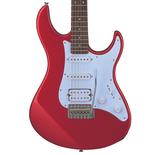 Yamaha PAC012 Pacifica HSS Double Cutaway Electric Guitar, Metallic Red
