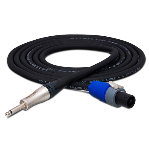Hosa SKT-250Q Edge Speaker Cable, Neutrik speakON to 1/4 in TS, 50 ft