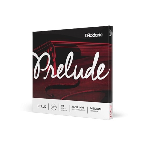 J10111/4M D'Addario Prelude Cello Single A String, 1/4 Scale, Medium Tension