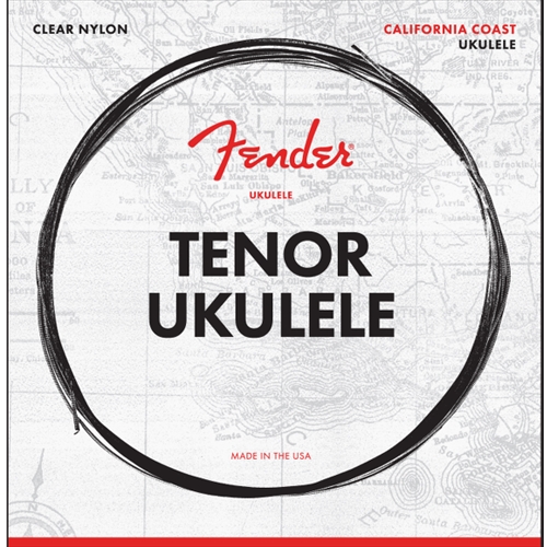 Fender 0730090404 Tenor Ukulele Strings, Set of Four  Guitar Strings