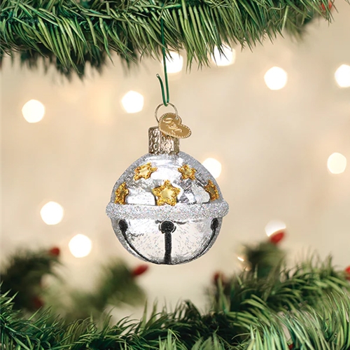 Old World OW38060 Silver Jingle Bell Ornament