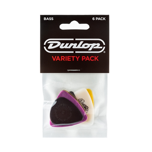 Dunlop PVP117 Bass Pick Variety Pack, 6 Pack