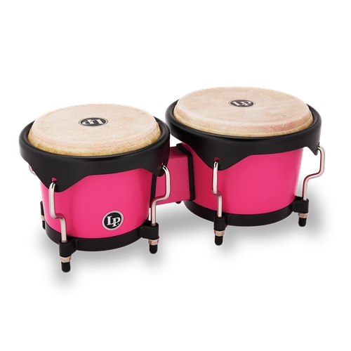 LP LP601D-RS-K Discovery Bongos with Bag, Rose