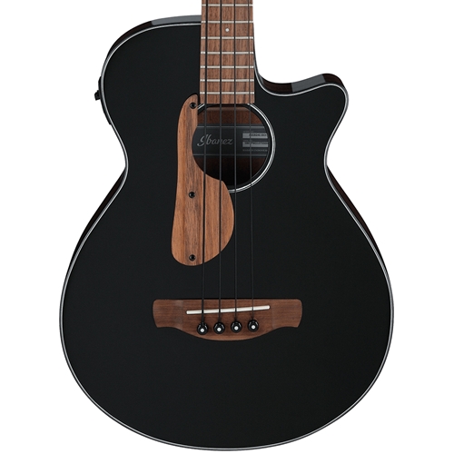 Ibanez AEGB24E Acoustic Bass with Electronics, Black High Gloss
