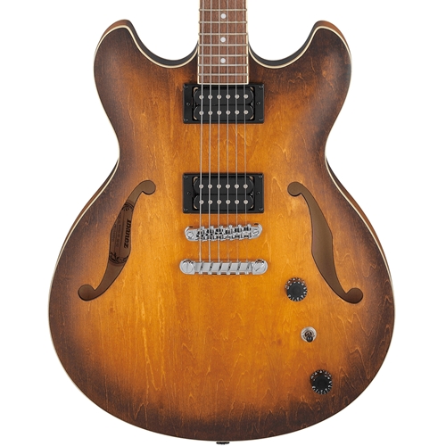 Ibanez AS53 Artcore Semi-Hollowbody Electric Guitar, Tobacco Flat