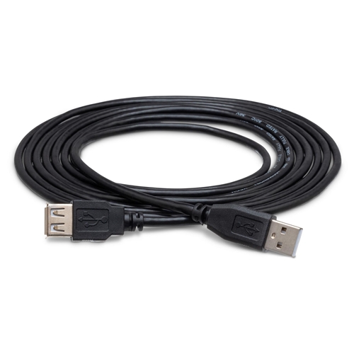 Hosa USB-210AF 10ft High Speed USB Extension Cable, Type A to Type A