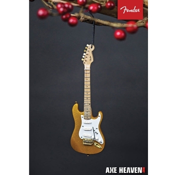 Hal Leonard HL00139450 Fender Gold '50s Strat - 6 inch. Holiday Ornament