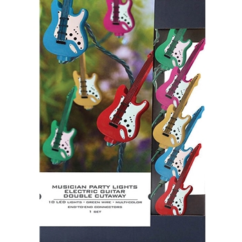 Hal Leonard HL00196769 Musician Party Lights - Electric Guitar Double-Cutaway Edition