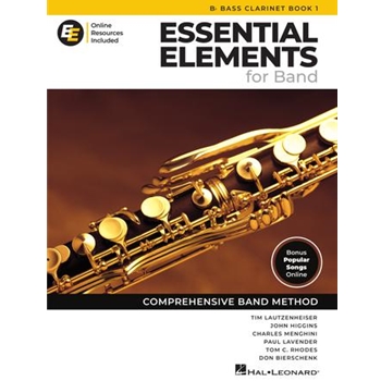 Essential Elements for Band - Bb Bass Clarinet with Online Resources