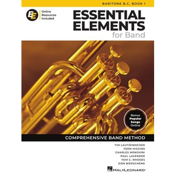 Essential Elements for Band - Baritone B.C. Book 1 with Online Resources