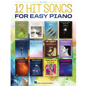 12 Hit Songs for Easy Piano