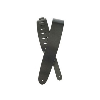 25BL00 Planet Waves Basic Classic Leather Guitar Strap, Black