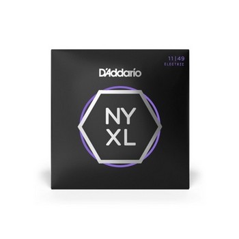 D'Addario NYXL1149 Nickel Wound Electric Guitar Strings, Medium, 11-49