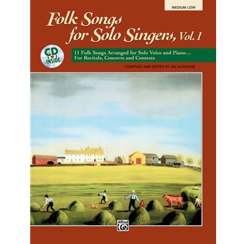 Folk Songs Solo Singers V.1 Med Low