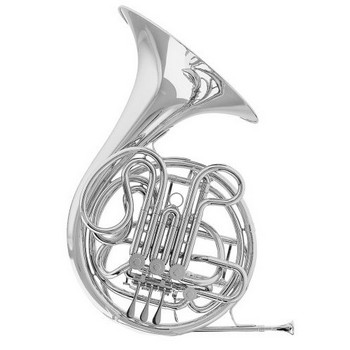 Conn 8D Professional Double French Horn, Silver