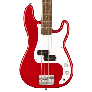 Squier Mini Precision Electric Bass Guitar, Laurel Fingerboard, Dakota Red