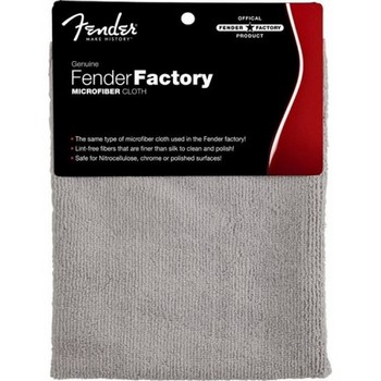 0990523000 Fender Factory Microfiber Cloth, Grey