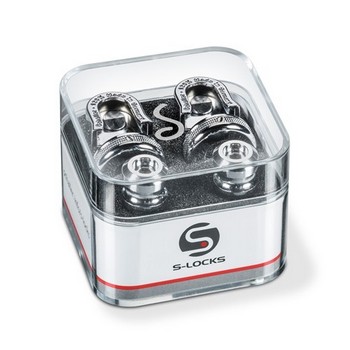 446 Schaller Chrome Straplocks