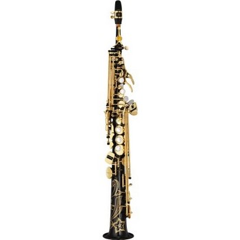 Yamaha YSS-875EXHGB Custom EX Soprano Saxophone with High G, Black Lacquer