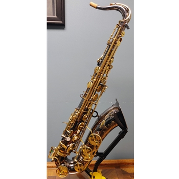 Used Keilwerth SX90R Tenor Sax, Black and Gold