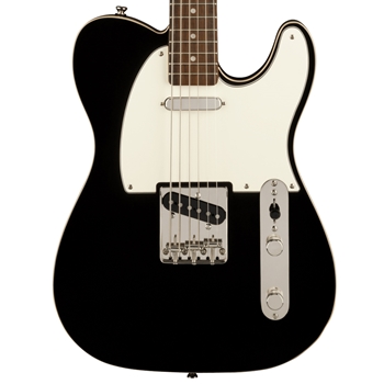 Squier Classic Vibe Baritone Custom Telecaster Electric Guitar, Black