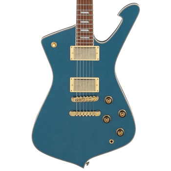 Ibanez IC420 Iceman Electric Guitar, Antique Blue Metallic