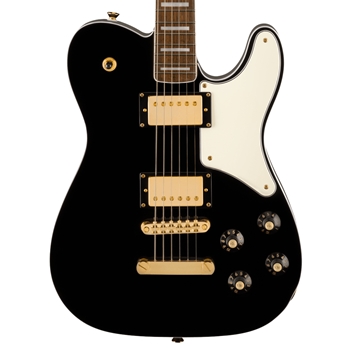 Squier Limited Edition Paranormal Troublemaker Telecaster Deluxe Electric Guitar, Black