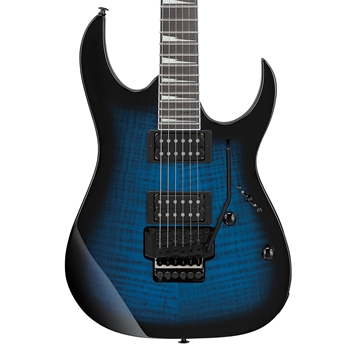 Ibanez RG320FA Gio Electric Guitar, Transparent Blue Sunburst