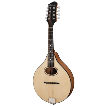 Eastman PCH-M104-NAT A-Style Mandolin w/Oval Hole and Flat Back, Natural w/Bag