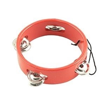 Aim AIM39128 Red Tambourine 3" Ornament