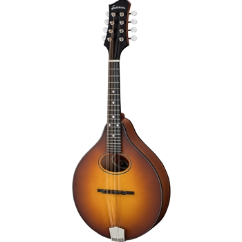 A-Style Mandolin with Oval Hole and Flat Back, Goldburst