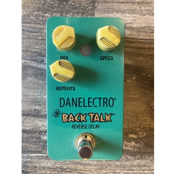 Used Danelectro Back Talk Reverse Delay Effects Pedal